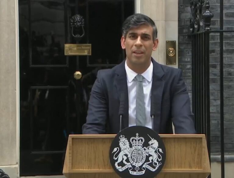 Rishi Sunak congratulated Kier Starmer on his successor